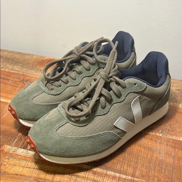 Veja Other - VEJA Olive Green Suede Sneakers, Men’s 7